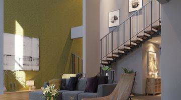 ruang keluarga rumah full furnish  premium candi