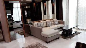 ruang tamu jual cepat hamptons park apartemen