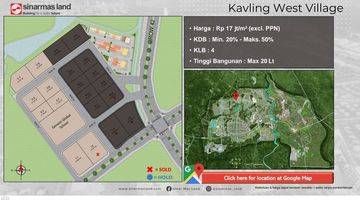 Gambar 1 KAVLING KOMERSIL WEST VILLAGE BSD 