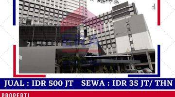 tampak depan unit apartemen disewakan 35 juta