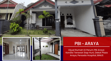 Gambar 1 Rumah Di Perum Pbi Araya, Kondisi Terawat Siap Huni