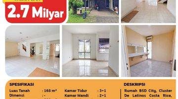 Gambar 5 Rumah Mewah 2 Lantai di Bsd City, Cluster De Latinos Costa Rica, Lt 168 M², Shm, Lokasi Strategis