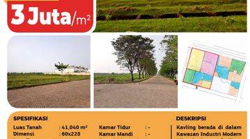 Gambar 5 Kavling Kawasan Industri Modern Cikande, Serang, 60x228m², HGB