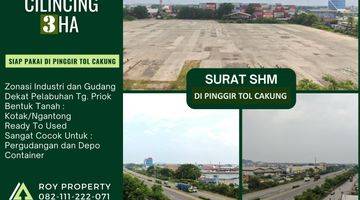 Gambar 1 Dijual Tanah di Cakung Cilincing 3 Ha di Pinggir Tol Cakung