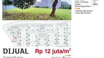 Gambar 1 Hot Listing Dijual Kavling Siap Bangun Sutera Buana Alam Sutera