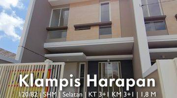 tampak depan rumah minimalis klampis harapan 2