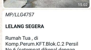 Gambar 2 Dijual segera rumah tua KFT cengkareng, jakarta barat