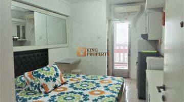 tampak depan tower strategis studio 21m2 green