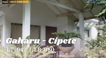 Gambar 1 Dijual harga investor Cipete gaharu luas 942m2 Jakarta selatan