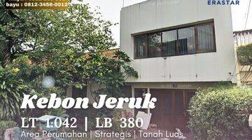 Gambar 1 Dijual harga investor rumah luas di kebon jeruk Jakarta Selatan 