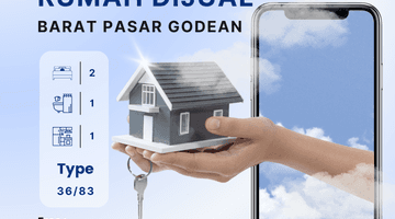 Gambar 1 Rumah Dijual Free Bbn Bphtb, Barat Pasar Godean