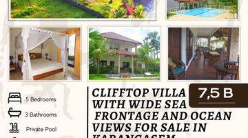 Gambar 1 Clifftop Villa With Wide Sea Frontage And Ocean View For Sale In Karangasem 