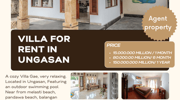 Gambar 1 Villa Gae For Rent In Ungasan