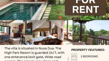 Gambar 1 Villa High Park For Rent In Nusa Dua 