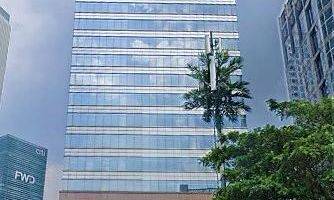 tampak depan kantor/office space plaza asia scbd