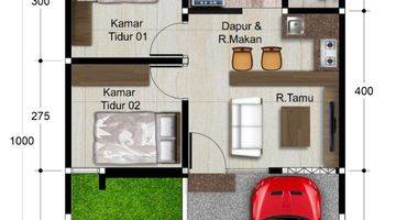 Gambar 3 Rumah Modern Lingkungan Cluster 50 Unit Dekat Alun Alun Sukoharjo