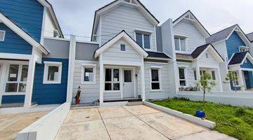 tampak depan rumah baru cluster victoria highland