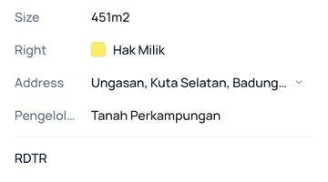 Gambar 4 Tanah:450 M2(4,5 Are ) Super Langka Siap Bangun Di Goa Gong Ungasan Badung Bali 