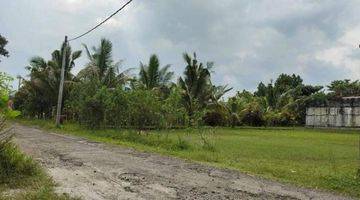 tampak depan tanah dijual  di seputar jl.