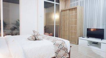 kamar tidur villa premium dekat pantai jimbaran
