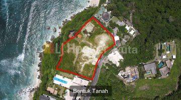 tampak depan beautiful beach front land at