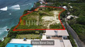 tampak depan beautiful beach front land at