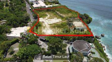 tampak depan beautiful beach front land at