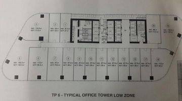 Gambar 5 JUAL RUGI Premium Office Pakuwon Tower Diatas Mall  TP 6 Surabaya SG 91m2 Kosongan 3.15M Nego Belum Pernah Dipakai