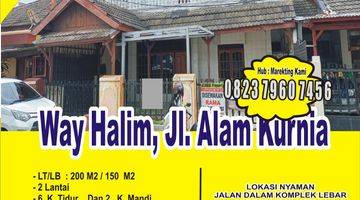 Gambar 1 Rumah di Way Halim 2 Lantai di Way Halim 