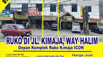 Gambar 1 Ruko di Jalan Kimaja Way Halim Harga Miring