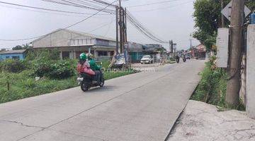 tampak depan dijual tanah komersil pinggir jalan