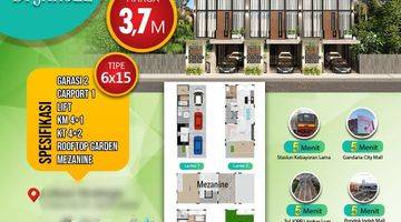 Gambar 3 Rumah dalam Cluster Mini Selangkah ke Gandaria City 