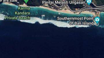 Gambar 1 Tanah tebing melasti ungasan full view laut lingkungan villa cocok beach club, komplek villa