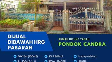 Gambar 2 Si jual cepat rumah hitung tanah di pondok Tjandra waru Sidoarjo 