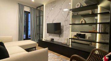 ruang keluarga rumah furnished di kota baru