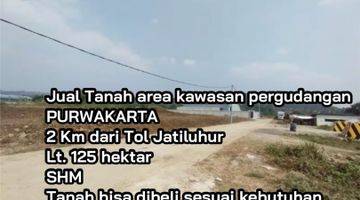 Gambar 2 Tanah Area Kawasan Pergudangan Purwakarta