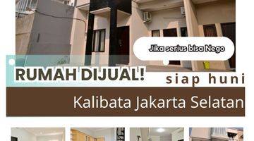 Gambar 1 rumah 2 lantai siap huni strategis kalibata jakarta selatan