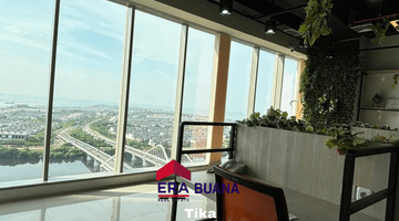 Gambar 2 Office Gold Coast Pik luas 164m2 full furnished sea view hrg 6M