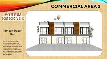tampak depan soho rumah kantor 2 lantai