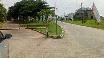 tampak depan dijual tanah shm luas di