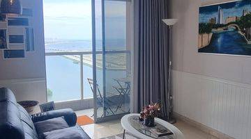 ruang keluarga apartemen goldcoast pik furnished luxury