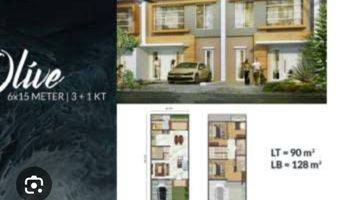 Gambar 1 Rumah disewakan cluster piano termurah 6x15 golf island pik