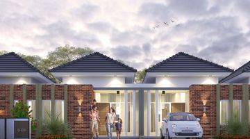 tampak depan rumah baru lokasi strategis di