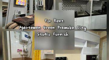 Gambar 2 Sewa 3 Bulan Studio Furnish Terbaik Tower Mall Green Pramuka City