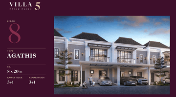 Gambar 1 Dijual Rumah Villa Pasir Putih 5 Tipe Agathis & Jati Ukuran 8x20