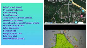 Gambar 1 Tanah Jl.Raya Bawen Ambarawa kabupaten Semarang
