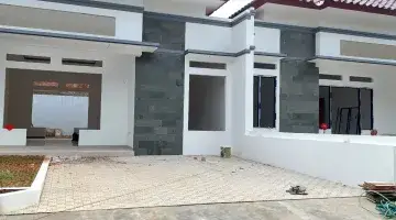 garasi/carport rumah modern tanah lega dp