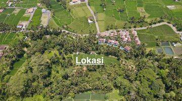 Gambar 2 Tanah View Air Terjun Sawah Sungai di Kenderan Tegalalang, Ubud Gianyar SHM 13.000 m² 