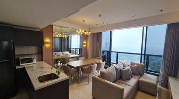 ruang tamu apartement yukata suites 3 br