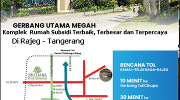 Gambar 3 Rumah Cluster Subsidi Lokasi Sudah Ramai Di Rajeg Tangerang